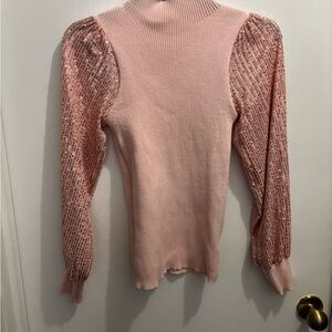 SHEIN Light Pink Knit Sweater